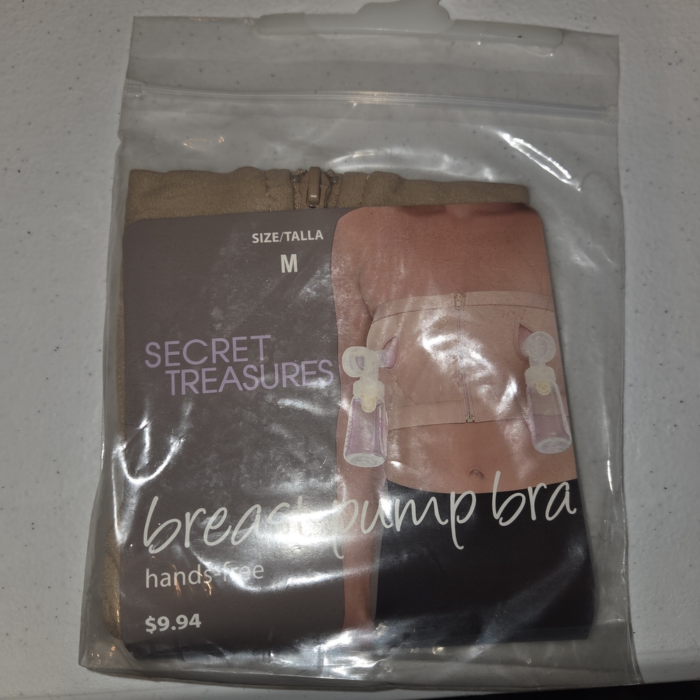 Secret Treasures Breast Pump Bra - Tan